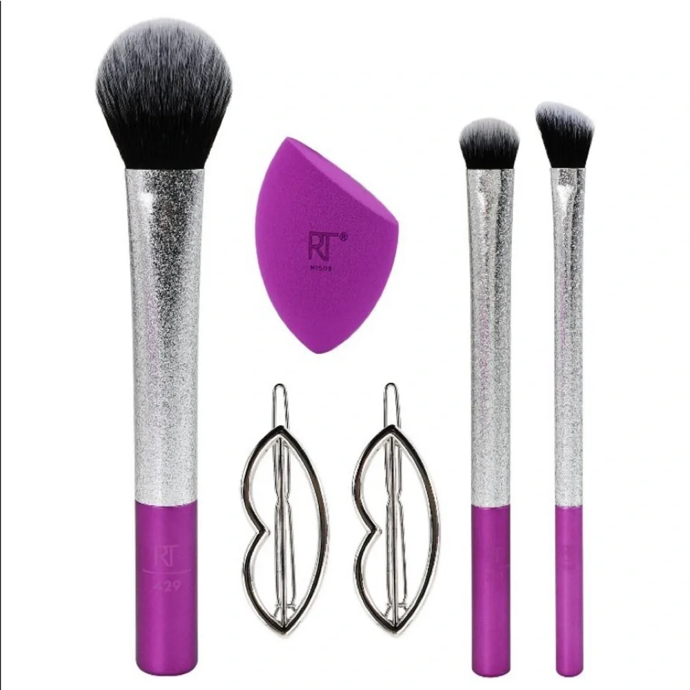 ⭐️NEW⭐️ NWT REAL TECHNIQUES Flawless Sparkle Set